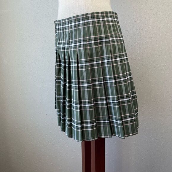 No Boundaries Plaid Mini Skirt Size L (11-13) EUC - Picture 3 of 7